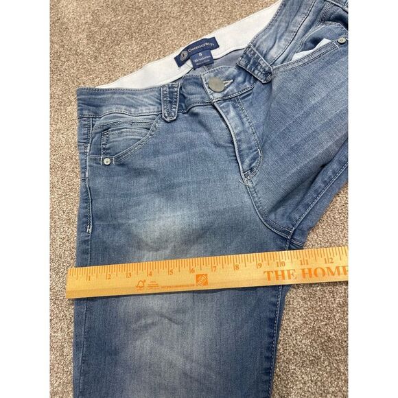 Democracy womens Ab Solution skinny jeans sz 8 9” rise blue jeans stretch denim - Picture 7 of 12
